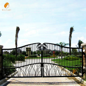 Wrought Iron <strong>Gate</strong> Design Cheap <strong>Garden</strong> <strong>Arch</strong> Wrought Iron <strong>Gates</strong> French Doors - Product Image 2