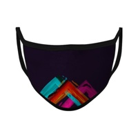 Masque facial Anti-poussière en coton, Design personnalisé, luxueux, lavable et réutilisable, en tissu