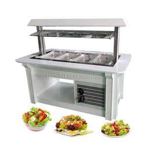 Réfrigérateur commercial de bar à salade/réfrigérateur de bar à salade/congélateur d'affichage de salade de fruits - Product Image 1