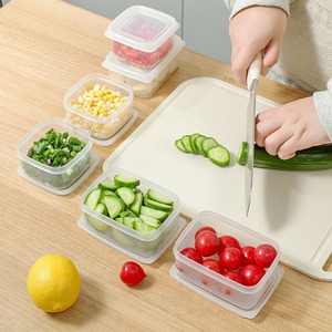 Food <b>Container</b> Square Airtight With Lid <b>Refrigerator</b> Storage For Vegetables And Spices - Product Image 3