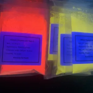 365nm And 254nm Invisible Uv Fluorescent Pigment Dye Red Green Yellow Blue Uv Invisible Security Fluorescent Powder