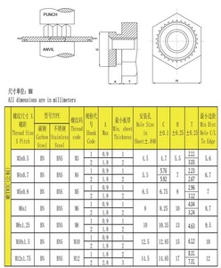 Ob/OBS/KL/KLS/BN-M3/M4/M5 m6/m8/m10m12 M16-1/2 lục giác nghiêng màu hồng lên tán đinh hạt Carre Kelly với đầu Hex - Product Image 5