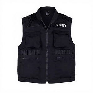Gilet de sécurité personnalisé en polyester Cordura respirant avec LED clignotantes, réfléchissant et design Molle à capuche – Idéal pour les conditions météorologiques difficiles - Product Image 1