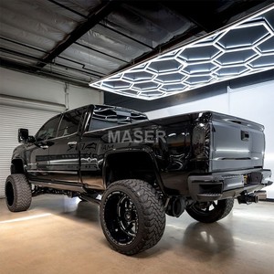 Tốt nhất hình lục giác đèn cho Nhà để xe tự động chi tiết nhà cung cấp cửa hàng vô cấp mờ tổ ong làm việc đèn 14 hệ thống lưới - Product Image 1