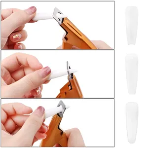 Coupe-ongles professionnel pour faux ongles, coupe-pointes en U, outil de manucure en acier inoxydable pour ongles acryliques - Product Image 3