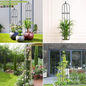 Treillis de jardin en métal pour plantes grimpantes Plantes d'intérieur en pot <span class=keywords><strong>Arche</strong></span> Treillis Supports pour plantes - Product Image 5