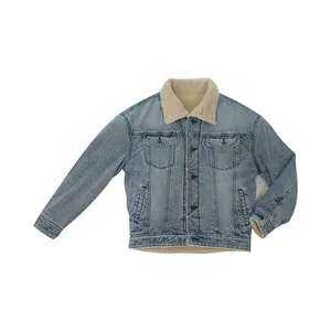 Casual winter accessories mens jean denim jacket custom boys