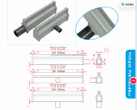 Nouvelle barre de pulvérisation en PVC blanc OEM, sans rouille, barre de lavage multi-trous, lame d'air, résistante à la corrosion, aux acides et aux bases