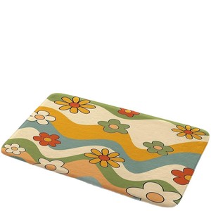 แผ่นรองอาบน้ำดินไดอะตอมเมียส์ ลายสร้างสรรค์ รูปทรงสี่เหลี่ยมผืนผ้า กันลื่น ซึมซับน้ำได้ดี ใช้ในบ้าน หลายสี หลายลวดลาย - Product Image 3