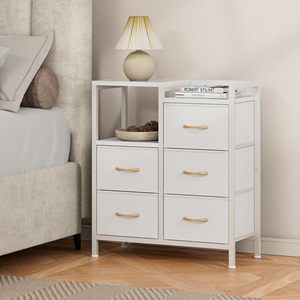 Meuble de rangement à 5 tiroirs en métal, couleur personnalisable, vente chaude, boîtes de rangement pour salon - Product Image 1