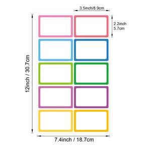 Etiquetas Adhesivas <span class=keywords><strong>en</strong></span> <span class=keywords><strong>Blanco</strong></span> <span class=keywords><strong>para</strong></span> Identificación, Etiquetas Adhesivas <span class=keywords><strong>para</strong></span> Oficina, Etiquetas de Nombre Escribibles - Product Image 2