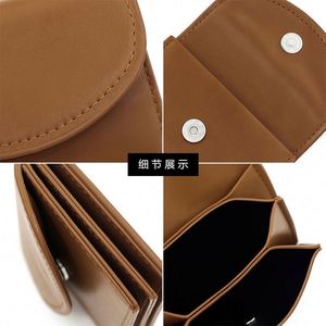 New Women Holder Wallet With Zipper Coin <b>Purse</b>, Minimalist Pu Leather Small Credit Card Case for Promotional Gifts - Product Image 4