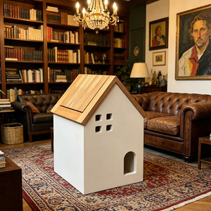 Poubelles créatives en bois de petite taille, formes de maisons personnalisables, adaptées à la décoration intérieure, utilisation en intérieur dans les <span class=keywords><strong>lieux</strong></span> publics - Product Image 6