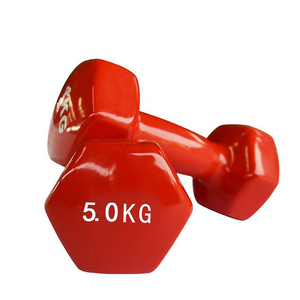 Haltères hexagonaux en néoprène enduit de plastique durable pour la musculation à domicile, de 0,<span class=keywords><strong>5</strong></span> à <span class=keywords><strong>5</strong></span> <span class=keywords><strong>kg</strong></span>, fournis directement par l'usine - Product Image 5