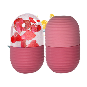 Molde de silicona cuadrado reutilizable de 6 capacidades para cubitos de hielo, marca OEM personalizada al por mayor, modelo HS-BG-003, apto para microondas. - Product Image 1