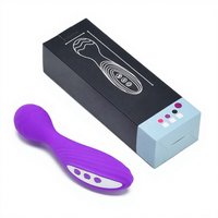 Vibromasseur en silicone puissant, stimulation du point G, rechargeable par USB, bâton fin pour les couples, préliminaires et flirt