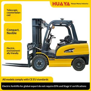 Camión de Manipulación de Carga de 3 Toneladas con Elevación Hidráulica de Cuatro Ruedas, Remolque para Camión con Batería de Litio, Transfronterizo - Product Image 1