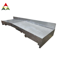 Couvre-bellows télescopiques en acier flexible pour machine CNC, protections