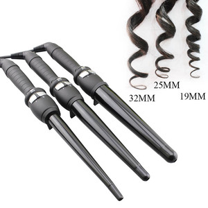 Juego de Rizadores de Pelo Profesionales de Aluminio Cónico de 1-1/2 Pulgadas para Salón de Belleza |   Rizador Cónico para <span class=keywords><strong>Ondas</strong></span> de Playa y Rizos Sueltos | - Product Image 2