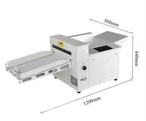 330B Machine perforante de rainage numérique de bureau d'alimentation-papier manuelle pour le pliage de papier et la perforation de billet - Product Image 4