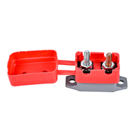 Interruptor de Circuito de Reinicio Automático de Doble Batería Topstone E5 12V DC 50A, Curva B, Alta Capacidad de Interrupción, para Barcos, Autocaravanas, con Cubierta Impermeable