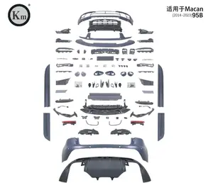Комплект для 2014-2023 Macan 95B, обновленный материал 95 б.3 pp OE bodykit, передний бампер, подтяжка лица, задний бампер от старой до новой модели