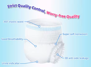 Culottes absorbantes pour adultes, douces et respirantes, fabriquées en Chine, culottes jetables pour personnes âgées - Product Image 3