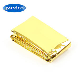 Manta de Emergencia para Mascotas, Reflectante Dorada y Plateada, para Supervivencia al Aire Libre, Kit de Primeros Auxilios S2126, Hecho en China - Product Image 3