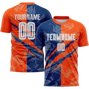 Camisetas de Fútbol Personalizables para Jóvenes, Hombres y Mujeres, Uniformes Deportivos con Patrón de Raspaditos Impresos, Incluye Nombre - Product Image 5