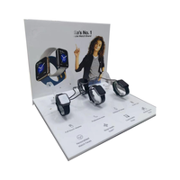 RAY YI Usine Vente en gros Personnalisé Acrylique Vitrine Montre Vitrine Acrylique Casio Montre Affichage
