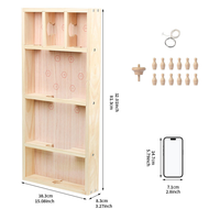Jeu de société en bois et cartes pour enfants et familles, éducatif, écologique, personnalisé, best-seller, 3 joueurs, compact