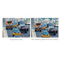 Miroir intérieur de rétroviseur de 7 pouces avec moniteur AHD et support autonome prenant en charge la caméra AHD 1080P pour la sécurité du véhicule