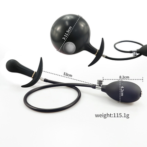 Inflable Anal Plug Pump Dildo <span class=keywords><strong>Butt</strong></span> Expander Bondage BDSM Juguetes sexuales para hombres y mujeres - Product Image 3