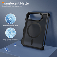 Nouveauté Coque de téléphone magnétique multicolores pour iPhone 18 Fold avec charge sans fil pour iPhone 17 Pro Max Livraison gratuite