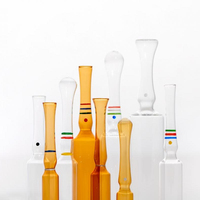 1ml 2ml 5ml 10ml 20ml Ampoules en verre transparent vide Type I Borosilicate