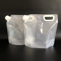 Pochette en plastique debout personnalisée de 1000 ml de qualité alimentaire pour détergent à lessive liquide avec bec verseur