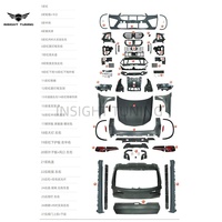 Kits de carrosserie PP style X5M compatibles avec BMW X5 F15 2014-2018, mise à niveau vers G05 2024+, kits de conversion de pare-chocs, calandre, capot et ailes