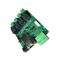Controlador de Relés de 4 Canales con Red Ethernet TCP/IP para IoT, Producto de Control de Acceso Biométrico para Sistemas de Acceso a Puertas Interiores, MQTT