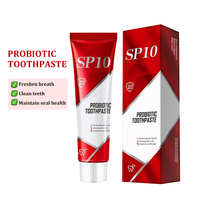 Pasta Dental Probiótica SP6 SP10 al por Mayor, Aliento Fresco Duradero, Apoya la Salud del Esmalte, Pasta Dental Blanqueadora
