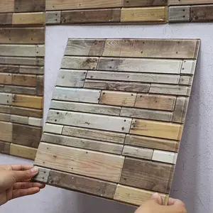 Panel dinding PVC 3d berperekat, stiker Wallpaper kupas dan tempel untuk dapur, latar belakang TV, kamar tidur, ruang tamu, gudang