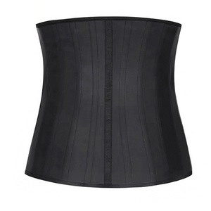 Faja deportiva de látex 100% natural, bajo el pecho moldeador de cintura, quemagrasas, 25 huesos de acero - Product Image 4