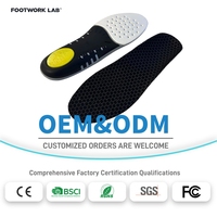 Semelles orthopédiques pour chaussures, respirantes, confortables, avec soutien de la voûte plantaire, absorption des chocs, écologiques, légères, en fibre de carbone PU, toutes tailles