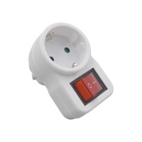 E-SUN Prix d'usine en gros UE 16A 250V Interrupteur Prise murale Schuko européenne Adaptateur électrique 1 prise CA Usage commercial