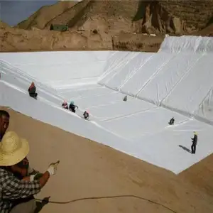 Jarum tekstil Geo Non tenun poliester geotekstil punkain geotekstil