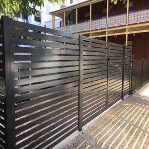 Ngoài trời nhôm gia súc năng lượng mặt trời hàng rào cửa sổ lưới kính bọt đục lỗ màn hình hồ bơi nhôm giáo hàng đầu Batten hồ bơi hàng rào - Product Image 6