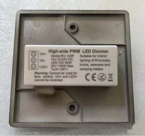 12V 24V <span class=keywords><strong>LED</strong></span> <span class=keywords><strong>Dimmer</strong></span> chuyển đổi treo tường 240 độ ngành mờ quay Bảng điều khiển 12V PWM <span class=keywords><strong>LED</strong></span> ánh sáng RV <span class=keywords><strong>Dimmer</strong></span> chuyển đổi - Product Image 5