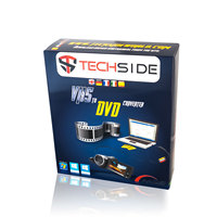 Precio de Fábrica TechSide Video Grabber 2025 TI233 Convertidor de VHS a Digital USB 2.0 Adaptador SCART VCR Hi8 Mini DV China