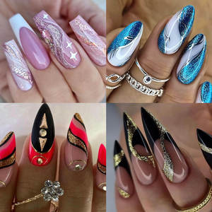 Esmalte de Gel con purpurina reflectante de diseño original, esmalte de <span class=keywords><strong>uñas</strong></span> de Gel UV semipermanente, esmalte de dibujo, barniz de pintura DIY - Product Image 2