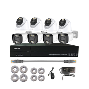 Système de sécurité de surveillance haute capacité 4K, <span class=keywords><strong>kit</strong></span> caméra dôme bullet POE, NVR, 8MP, 4/8/16 canaux, audio bidirectionnel, OEM, enregistrement vidéo 24h/24 et 7j/7 - Product Image 2