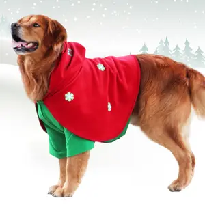 2022 Christmas Hot Sell Small and Medium-sized Dogs Cat in Autumn and Summer Pet Christmas Clothes Outdoor Cotton Dog Clothes